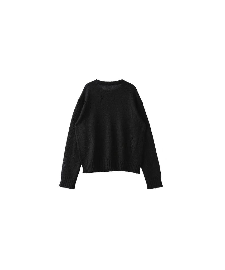 ADSB ANDERSSON BELL (Essential) Adsb Kid Mohair Crewneck Sweater Atb1038M(Black)