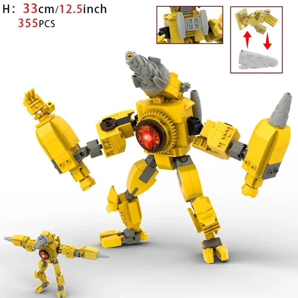 Moc Skibidi Toilet Action Figures Modello da costruzione Blocchi Camerman Titan Speakerman Surveillance Man TVMan Ragazzi Giocattoli per bambini Regali
