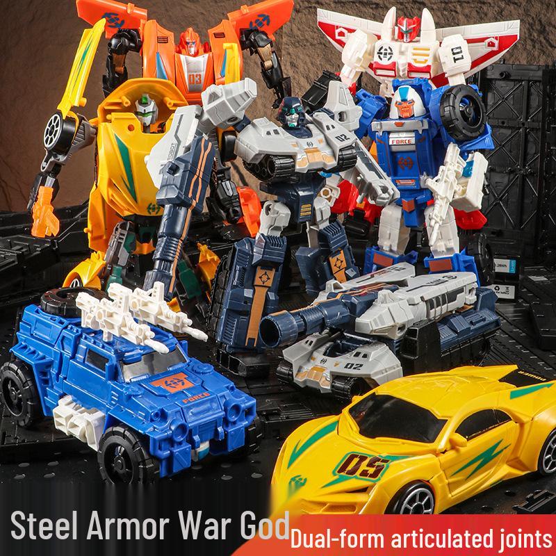 Transforming Car and Robot Mecha Toy for Kids Ages 3-6
