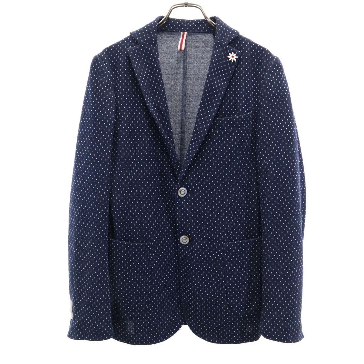 

SSEINSE сделано в Италии Комбинезон с ручкой приталенный пиджак 44 Темно-синий Анкон Мужской Б/У