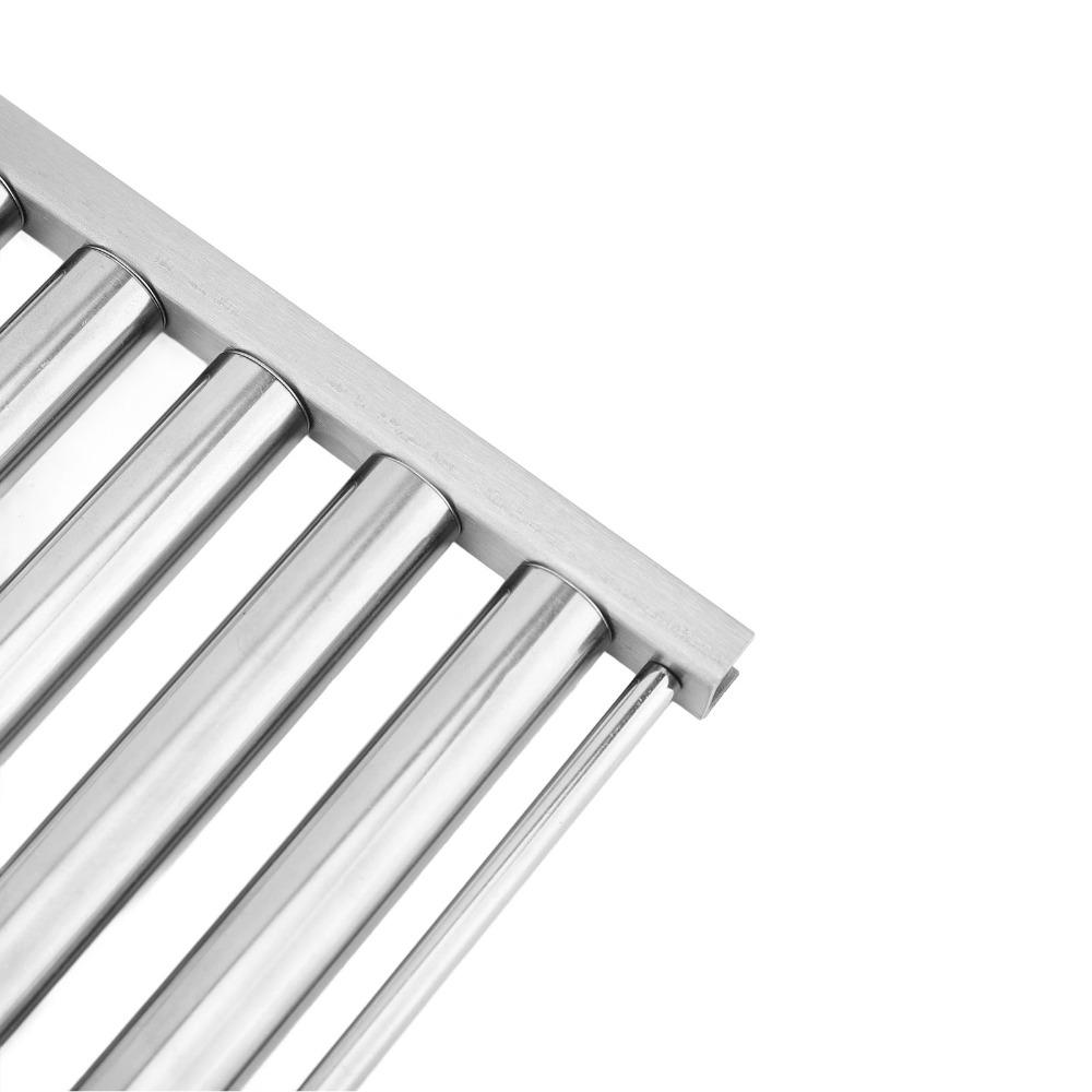 Detachable Handle Hot Dog Roller Stainless Steel BBQ Grill Rack Hot Dog Griller  Outdoor BBQ
