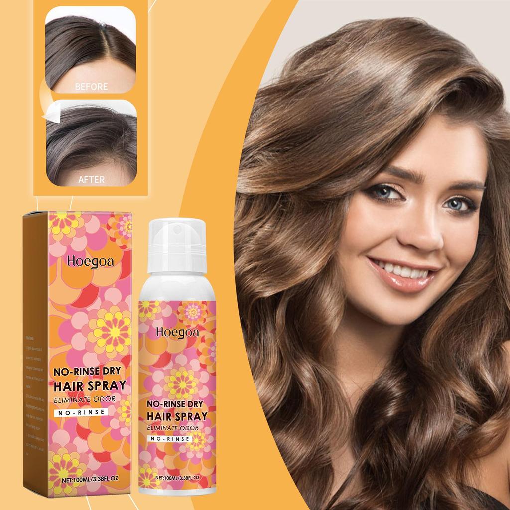 Hoegoa Leave-In Hair Drying Spray Lightweight and Fragrant, Refreshing and Non-sticky Hair Fluffy Quick-drying Leave-in Spray