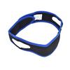 Snoring Stop Belt Adjustable Chin Strap Breathable Nylon Snoring Head Band for Men WomenBlue Black