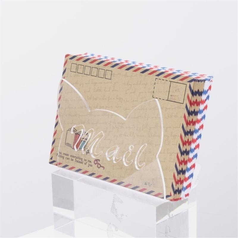Transparent Acrylic Desktop Letter Organizer For Office Home Clear Paperworks Storage Rack for Folders Books Bill