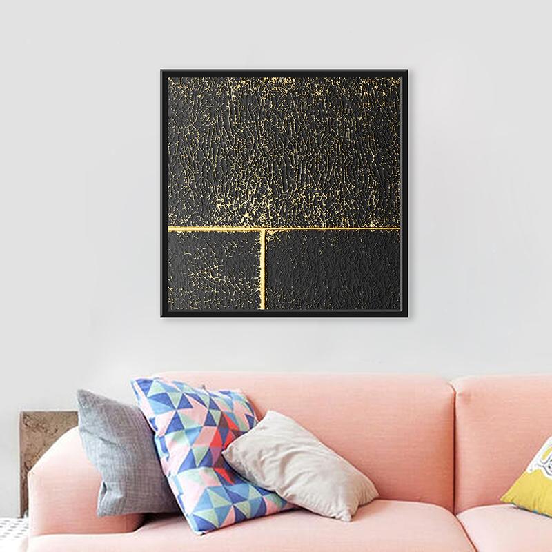 WCIC Yeni Beyaz Kanvas Altın Yaprak Serisi Garip Desen Ev Dekorasyon Boyama Duvar Dekorasyonu Asılı Boyama