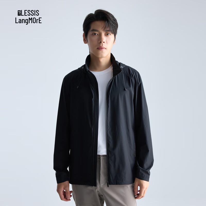 Lilanz Men's Lightweight Water-Repellent Hooded Jacket