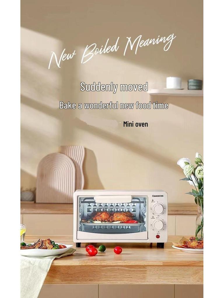 Large Capacity Electric Microwave Oven with Independent Temperature Control and Auto Functions for Tarts & Sweet Potatoes