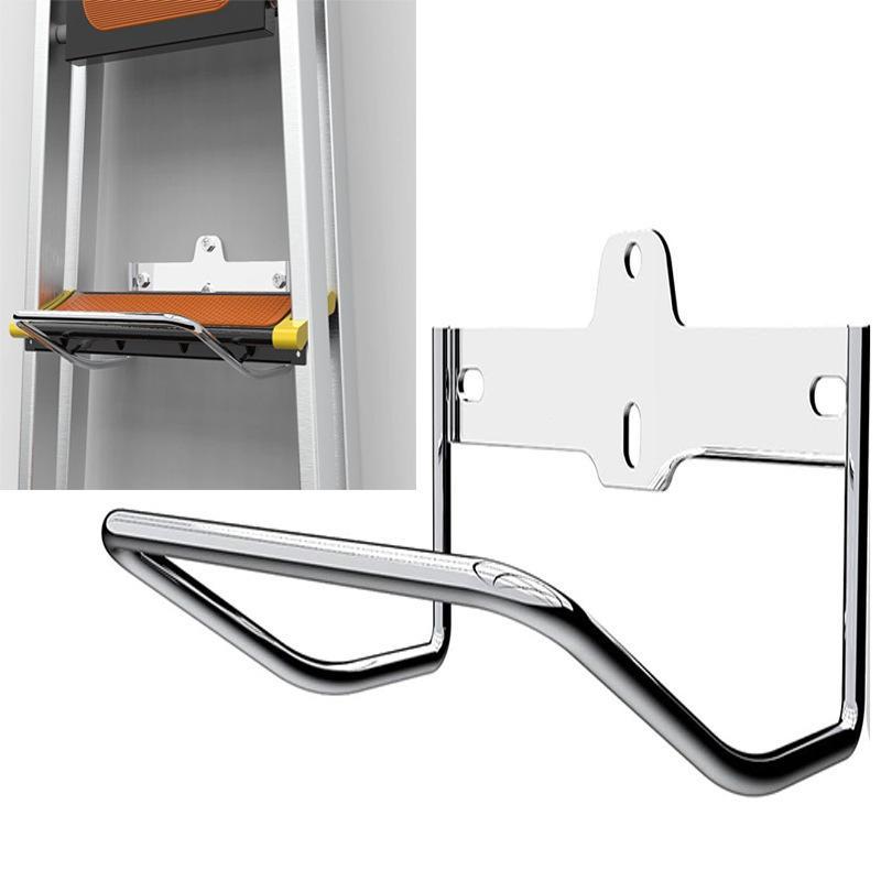 Wall Mount Ladder Rack Hanger Heavy Duty Multi-functional Garage Organizer for Stroller Ladder Sports Gear Max 70lbs