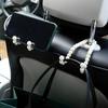 2pcs Premium Feel Car Mounted Hook, Front Seat Backrest Hook, Multifunctional Hook, Convenient and Space Saving Car Decoration