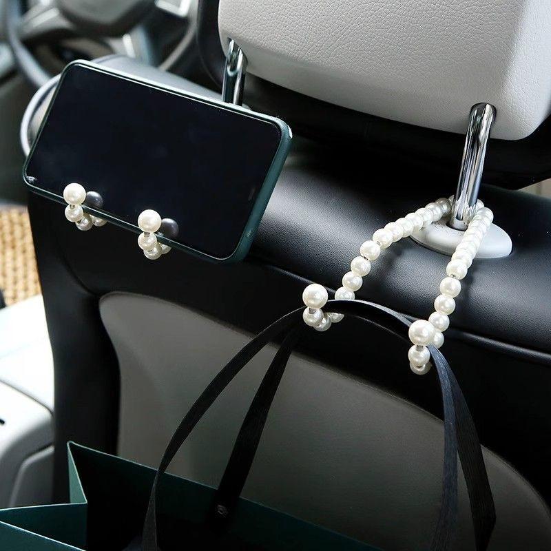 2pcs premium feel Car mounted hook, front seat backrest hook, multifunctional hook, convenient and space saving car decoration