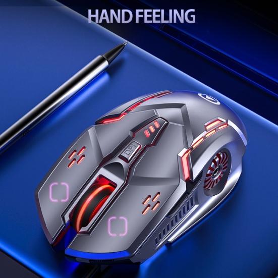 Silent/Sound USB Wired 6-Buttons 3200DPI Adjustable Light Gaming Mouse for PC