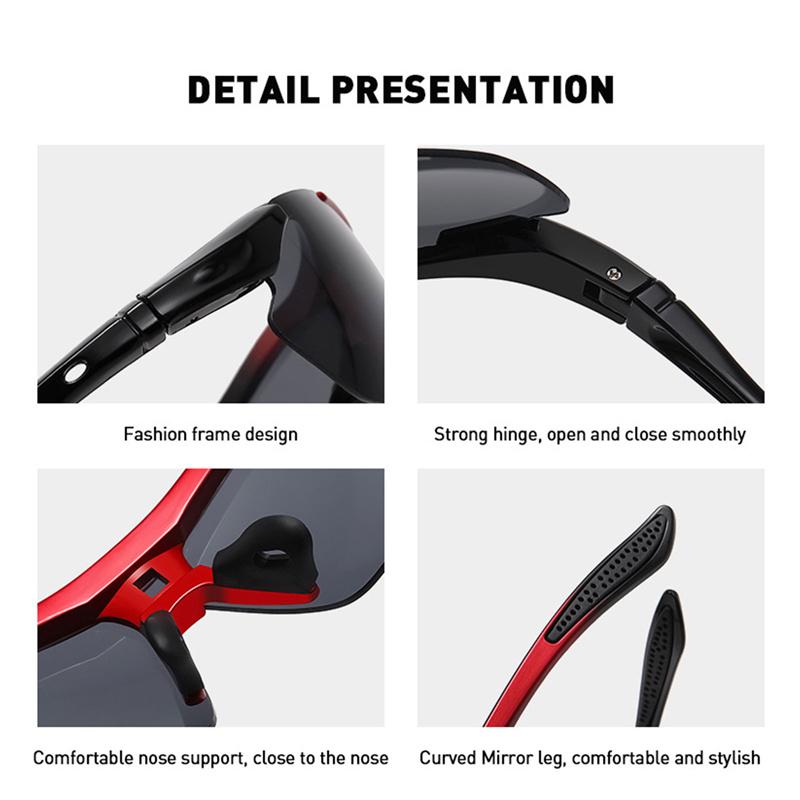Ochelari Polarizați Ciclism Ochelari De Soare Ciclism Sport în aer liber Bicicletă Rutieră Mtb Ochelari Bărbați