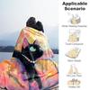 1 Stück Katzenkunstwerk Outdoor-Decke Leichte Flanell, Ganzjahresnutzung für Sofa, Bett, Reisen, Camping, Wohnzimmer, Büro, Couch003
