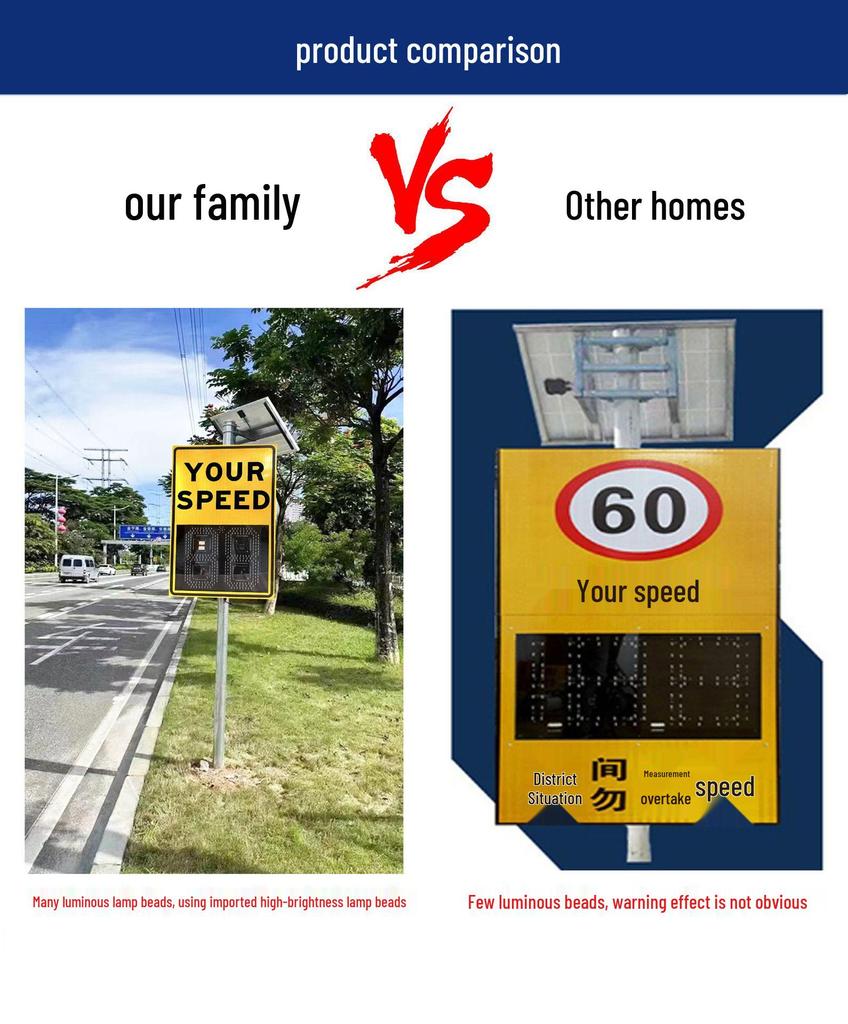 Aluminum Shell Radar Speed Display Sign