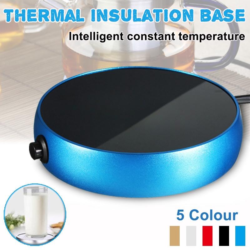 5 Colors Electric Heating Coasters Water Heater Portable Desktop Coffee Milk Tea Warmer Heater Cup Mug Warming Trays 220V-250V