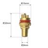 MINAKIKO High-Performance RCA Jack Terminal Socket Pure Copper Core Gold Plated High-End Audio Type 8pcs (4 Red + 4 White) for Amp Speaker Mixer
