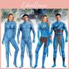 Avatar Inspired Halloween Costume Milk Silk Bodysuit For Fantasy Role Play