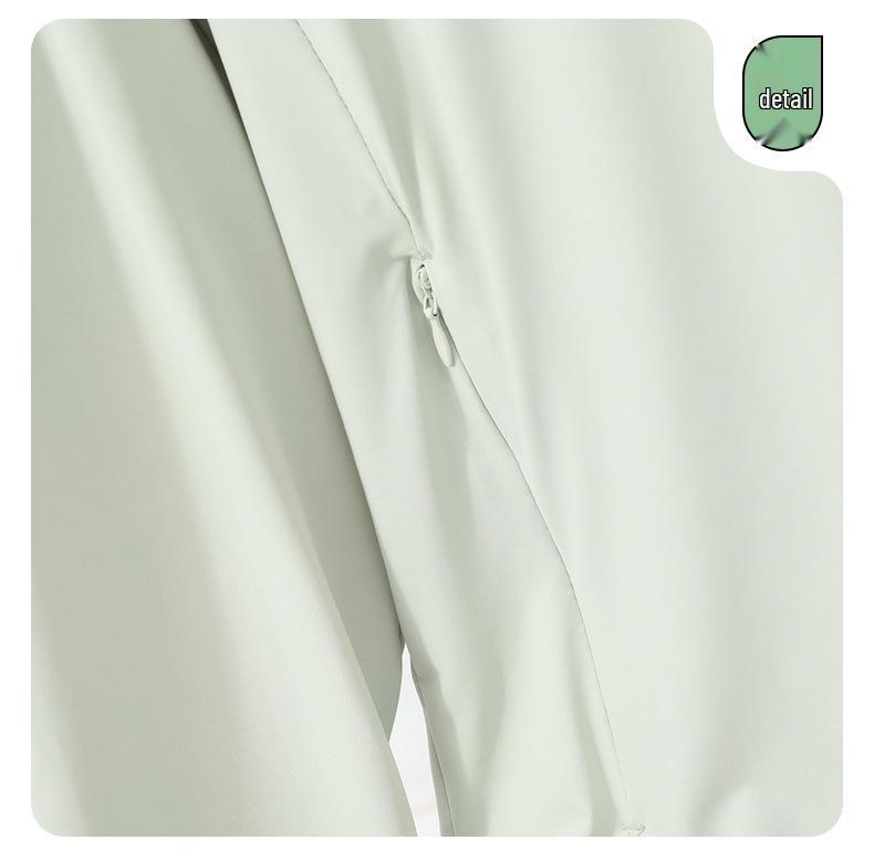 Unisex Ice Silk Sun Protection Jacket with Detachable Hood, UPF50+