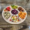 Burr‑free Serving Plate Bamboos Tea Platter Bamboos Grain Storage Tray  Dried‑fruits