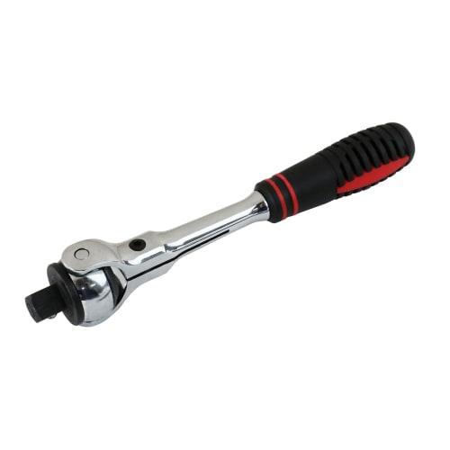 SK11 (SK11) Alça de catraca giratória Ângulo de acionamento 9,5 mm Engrenagem de rosca SRH3FRS 72 de 3/8 pol. Comprimento total 150 mm