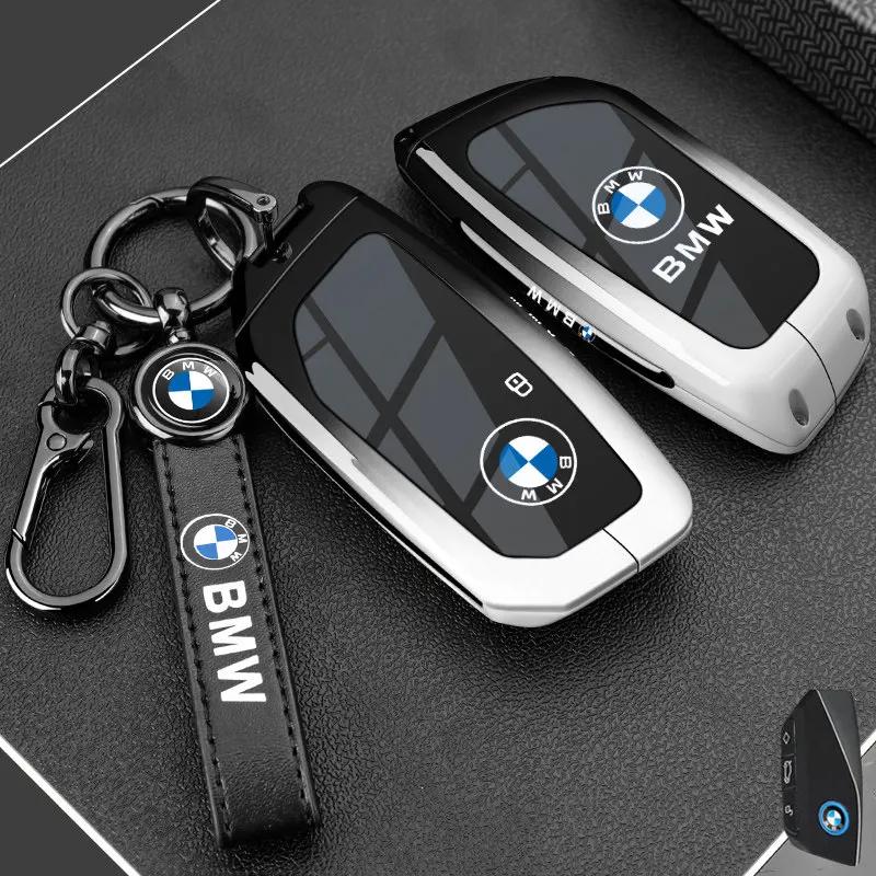Metal NFC Car Card Key Cover Fob Case Shell for BMW 1 3 New 5 7 8 Series X1 X3 X5 X6 X7 F30 G20 F34 F31 G30 G01 F15 I3 M4 535le LVAXC1