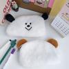 Stuffed Bag Plush Pencil Case Large Capacity Studnet Pen Bag Stationery Storage Bag  Grils Gift