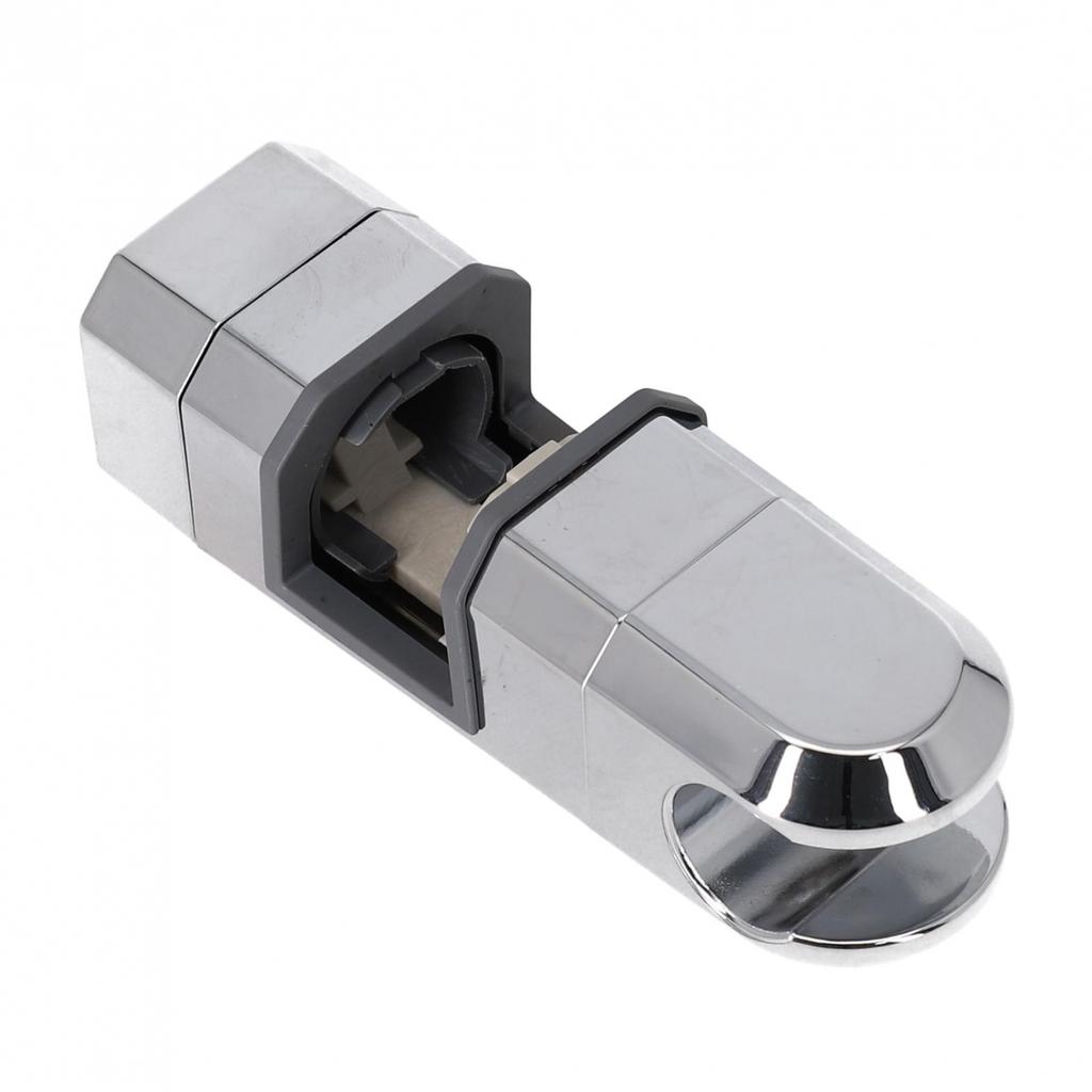 Universal-Duschstange Kopfschieber Stangenhalter mit verstellbarer Halterung in Chrom