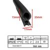 Customizable EPDM U-Shaped Rubber Sealing Strip for Electrical Cabinets and Car Doors
