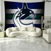 Vancouver Canucks Wall Tapestry Aesthetic Wall Hanging Printed Fabric Blanket Decorative Tapestries for Bedroom Living Room Home Decor