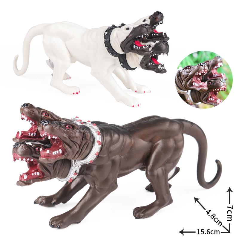 Oenux Phoenix Cerberus Ice Monster Model Cerberus Griffin Dragon Dinosaurs Action Figures Animals Toy Collection Kid Gift
