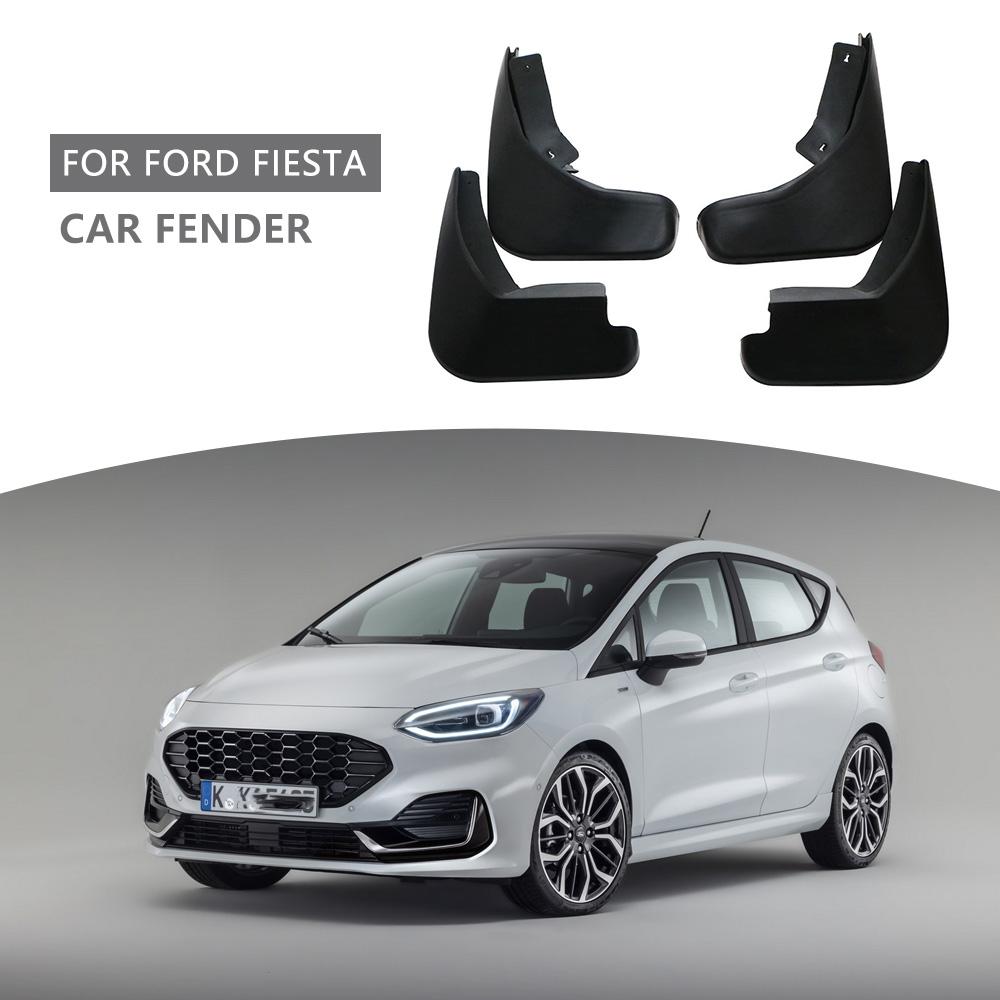 4 Stück/Satz Schmutzfänger für Ford Fiesta MK7 2009-2017 Schmutzfänger Kotflügel Spritzschutz Schmutzfänger Vorne Hinten ABS Zubehör