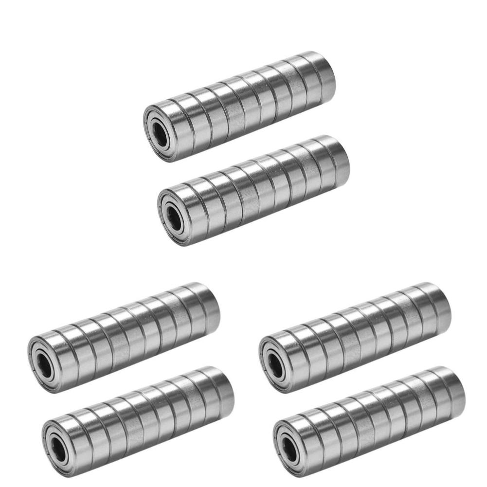 10-100 Stück 608ZZ Kugellager Hochkohlenstoffstahl Doppelt abgeschirmt Miniatur Rillenkugellager Skateboard Kugellager 8mm*22mm*7mm ABEC-7