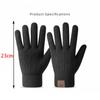 Touchable Screen Winter Gloves Knitted Skiing Gloves New Full Finger Gloves  Women Men