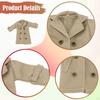 1/ Figure Clothes Miniature Clothing Trench Coat Trendy Costume Accessories for 6" Female Figures