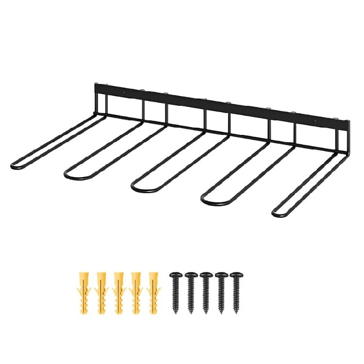 

Floating Shoe Display Rack Sturdy Metal Shoe Holder Durable Powder Coated Finish Maximizes Vertical Storage Space 1