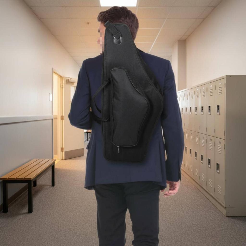 Universelles Alt-Saxophon-Koffer Schlagfest Rucksack für Reisen Musikinstrument