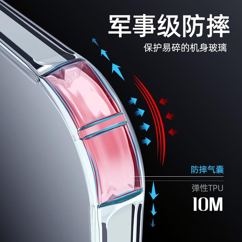 Applicable To iPhone18 Pro Mobile Phone Case, Transparent Apple 17 Four-corner Anti-drop Airbag 16 Soft XSMax Protective Case 15