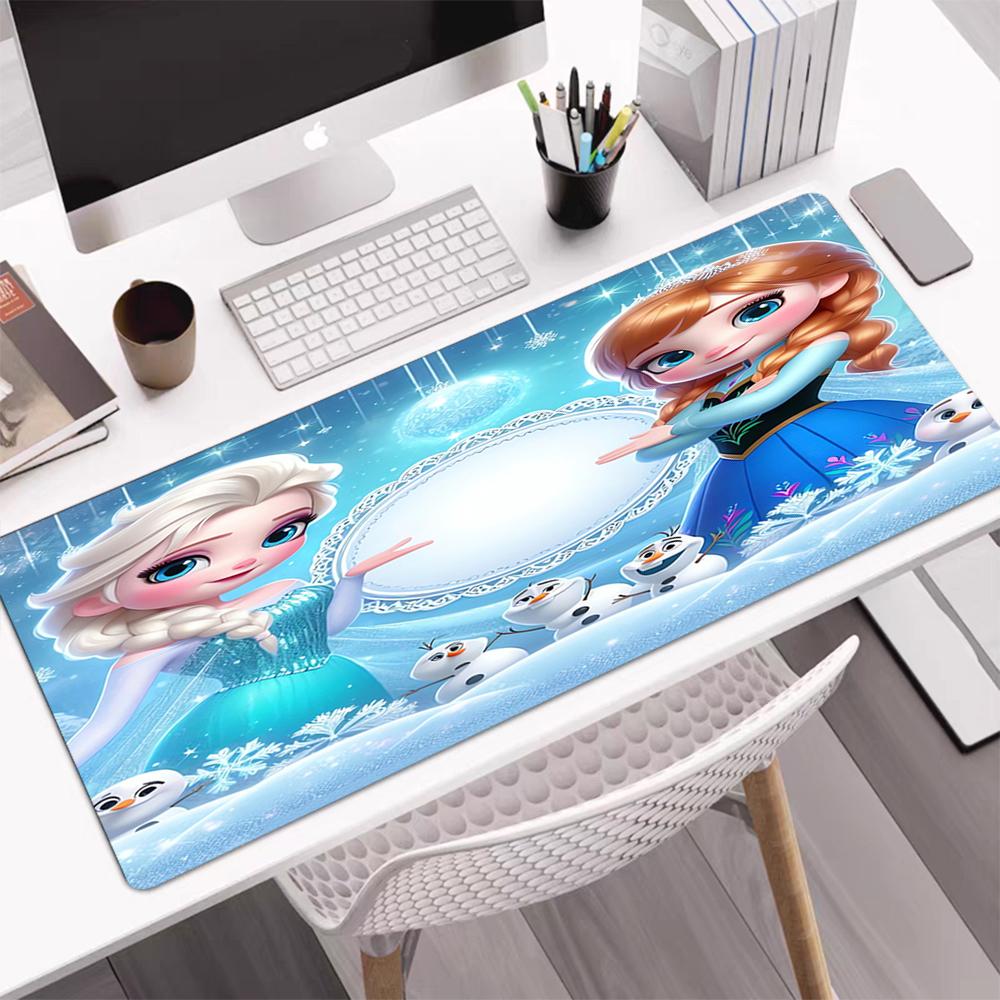 Elsa Theme Mouse Pad, Non Slip Rubber Base, Multifunctional Office & Home Decor, Perfect for Workspace Personalization.