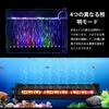 LED Aquarium Light with Remote Control, Colorful, 4 Lighting Modes, Stepless Dimming, for Tropical Fish, Ornamental Fish, and Aquatic Plants, Waterpro