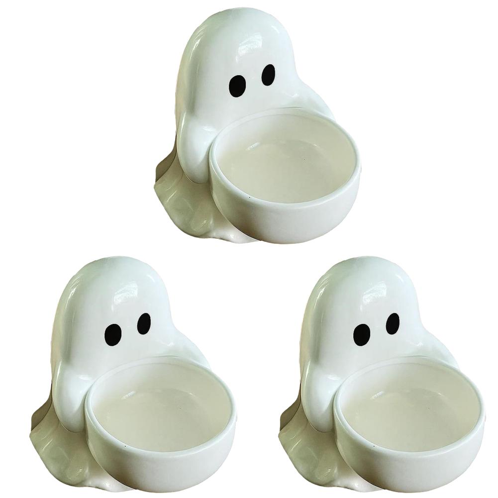 2026 Halloween Ghost Candle Holder Multi-Purpose Aromatherapy Candlestick Gothic Wear Resist Halloween Party Tabletop Ornament