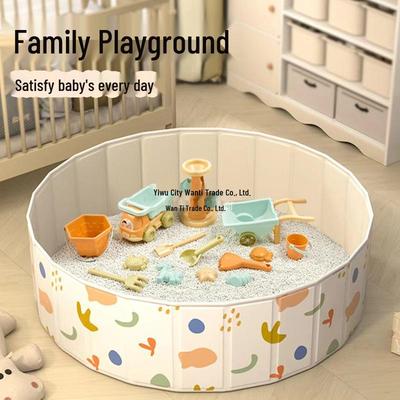 Children's Indoor Sandpit Set with Cassia Seed and Ocean Ball Pit Fence