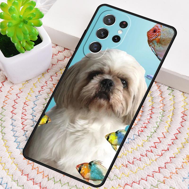 Shih Tzu Dog TPU Phone Case For Samsung Galaxy note 10 pro S26 S25 S24 S23 S22 Ultra Plus S21 FE S20 Shockproof Cover