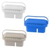 Art Paint Brush Basin Brush Tub with Lid, Palettes & 16 Hole Brush Holder, 3 In 1 Artist Paint Brush Washer Cleaner Pots