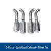 Mercedes-Benz G-Class G500 G350 G63 AMG Dual-Quad Tailpipe Exhaust Muffler Modification