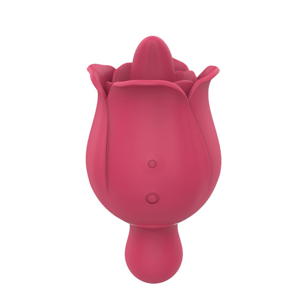 9Speed Sex Toys For Women Vibrators Adult Games Super Vibration Tongue Licking G-Spot Clitoral Stimulation Imitation Rose Design
