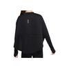 Nike Kugel Logo Reflektierendes Fleece Warm Rundhals Laufen Sweatshirt Damen sweatshirt Schwarz CU3394-010