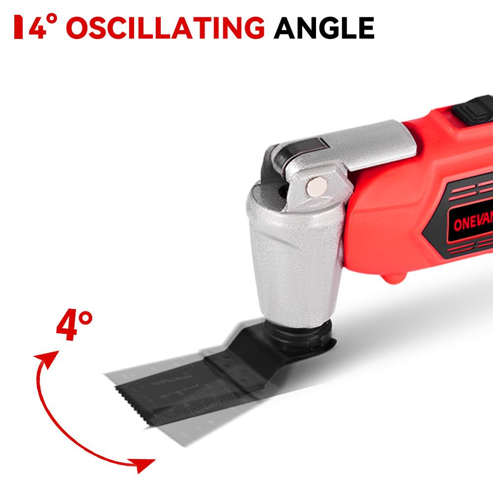 ONEVAN 20000OPM Unealtă Multifuncțională Electrică Oscilantă Tăietor Trimmer Fierăstrău Lopată Unealtă pentru Prelucrarea Lemnului Pentru Baterie Makita 18V Pin