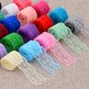 21mm woven cotton lace unilateral Handicrafts Embroidered Net trim DIY sewing curtain craft decoration   cotton trim lace ribbon
