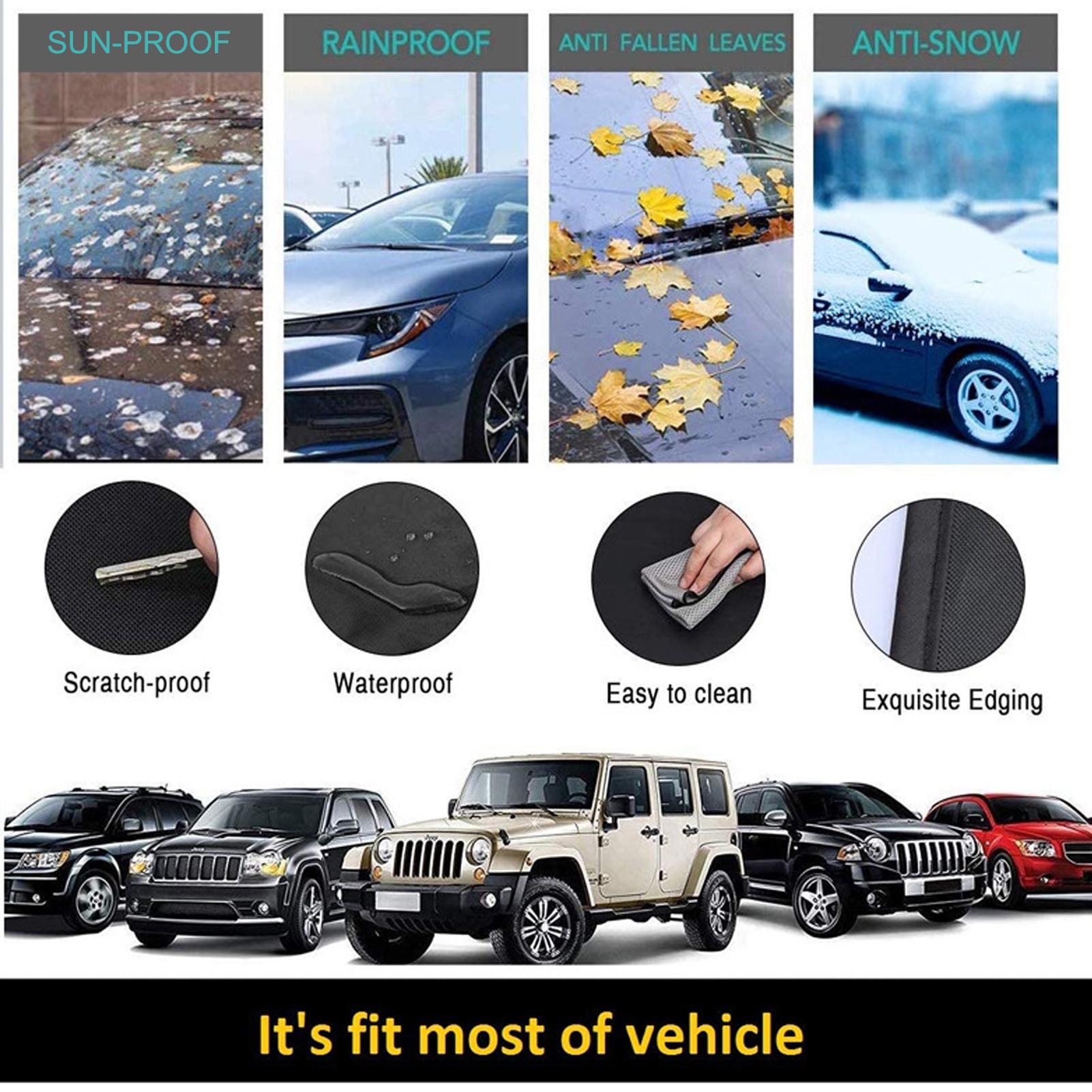 Чехол на лобовое стекло от льда и снега — фото 3