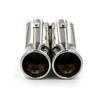 For VW Golf 4 Bora Jetta Dual Stainless Steel Exhaust Tailpipes Muffler Tips High Polish Car Performance Enhancement